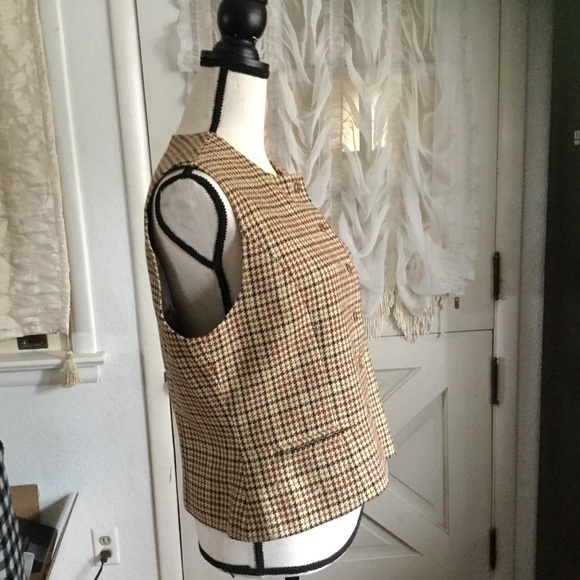Talbots women checks and plaids vest - Picture 3 of 5